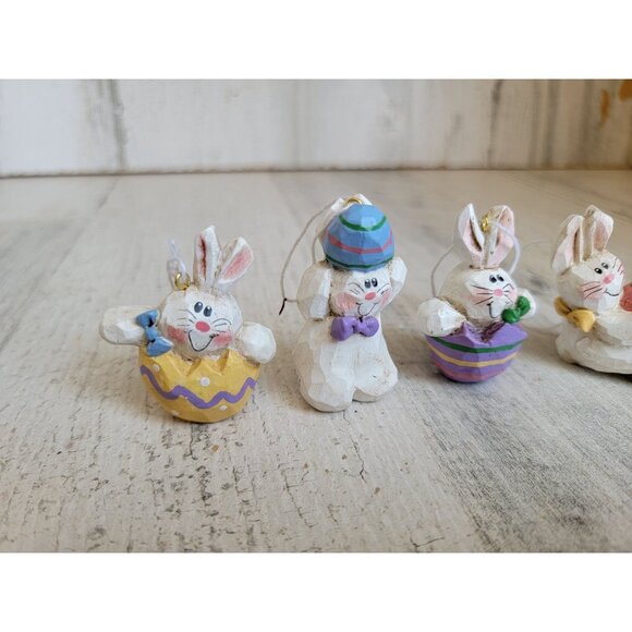 Eddie Walker‎ miniature Easter bunny egg variety ornament Xmas set - Picture 2 of 8
